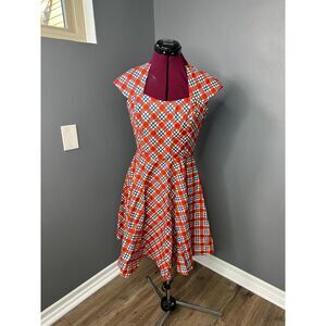 Vintage Handmade 1950's Style Fit and Flare Dress-S